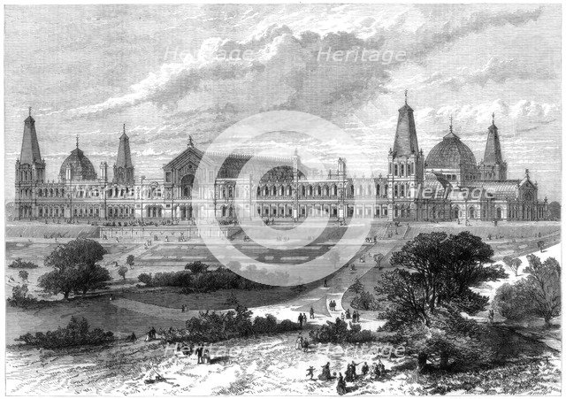 The Alexandra Palace, Muswell Hill, London, 1875. Artist: Unknown