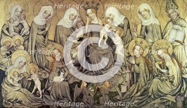 Centre panel of the Ortenberg Altarpiece, c1410-1420. Artist: Master of the Ortenberg Altar