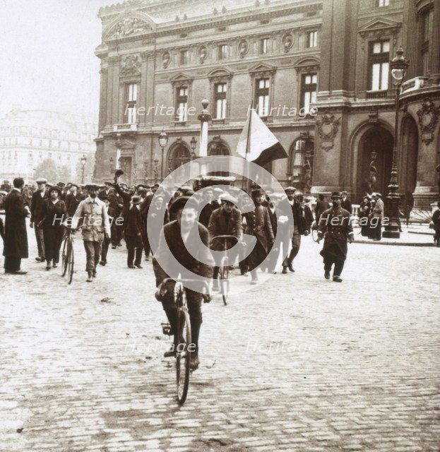 Mobilisation of soldiers from Alsace-Lorraine, c1914-c1918. Artist: Unknown.