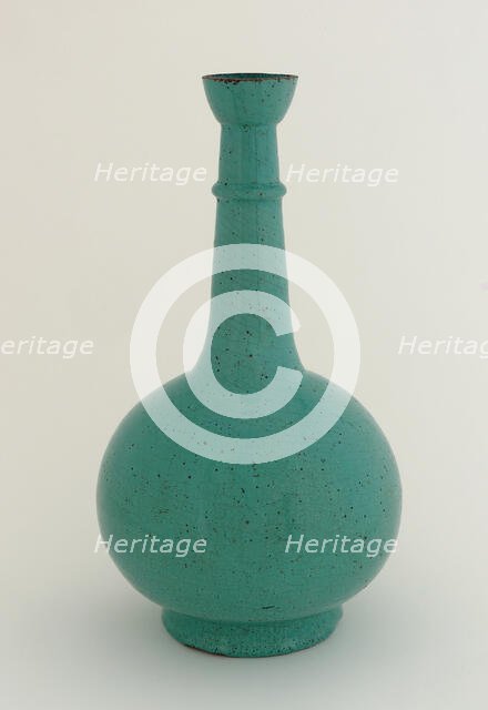 Bottle, Safavid period, 17th century. Creator: Unknown.