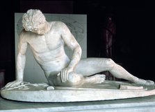 The Galata, Dying Gaul, a Roman copy of a Greek original from Pergamum, 3rd-2nd century BC.