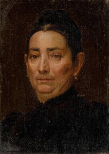 Portrait of an Old Woman, 1887. Creator: Ferdinand Katona.