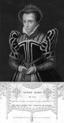 Queen Mary I of England, (1836).Artist: Henry Thomas Ryall