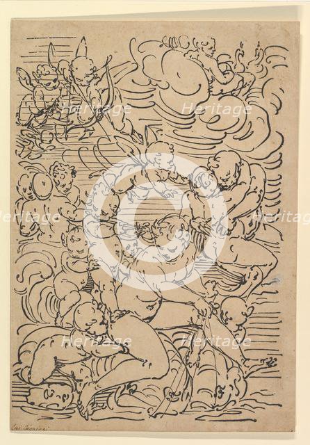 The Triumph of Amphitrite, ca. 1550-1580. Creator: Luca Cambiaso.