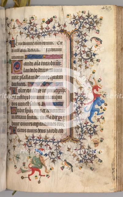 Hours of Charles the Noble, King of Navarre (1361-1425): fol. 208r, Text, c. 1405. Creator: Master of the Brussels Initials and Associates (French).