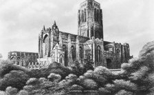 Liverpool Cathedral, Liverpool, Merseyside, early 20th century. Artist: Unknown