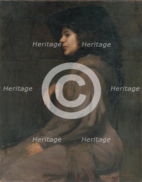 Study of a Model, 1903. Creator: Elemír Halász-Hradil.