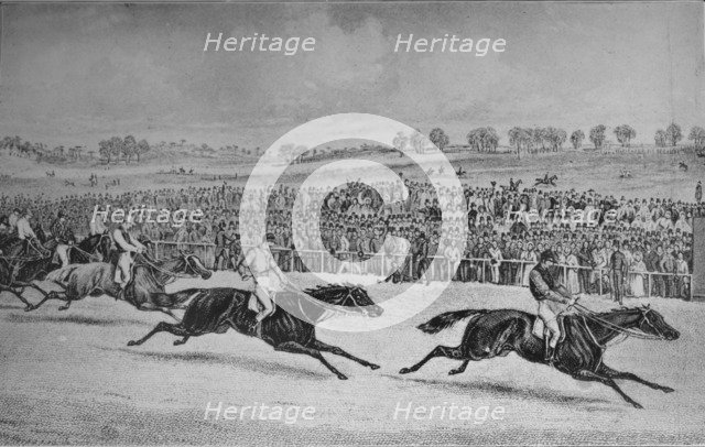 'Race for the St. Leger', 1911. Artist: Unknown.