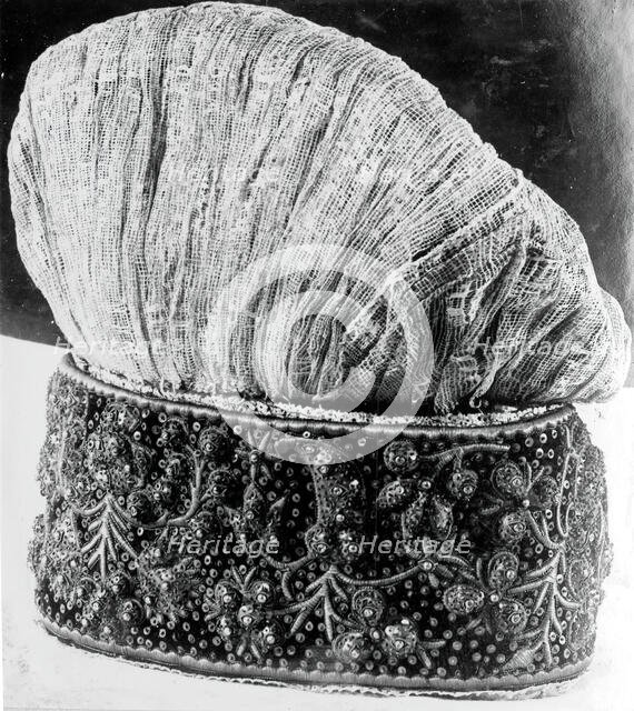 Headdress, Austria, 19th century. Creator: Unknown.