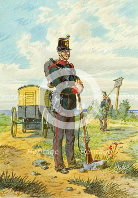 Soldier, undated. Creator: Franz Gerasch.