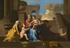 The Holy Family on the Steps, 1648. Creator: Anon.