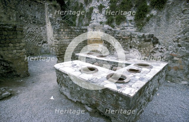 A Roman snack-bar, Herculaneum, Italy, 1st century. Artist: Unknown