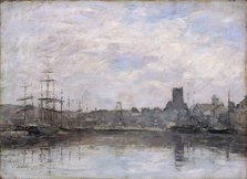 'September Morning: Port of Fecamp', 1880. Artist: Eugene Louis Boudin.