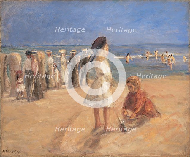 Beach life, 1916. Creator: Liebermann, Max (1847-1935).