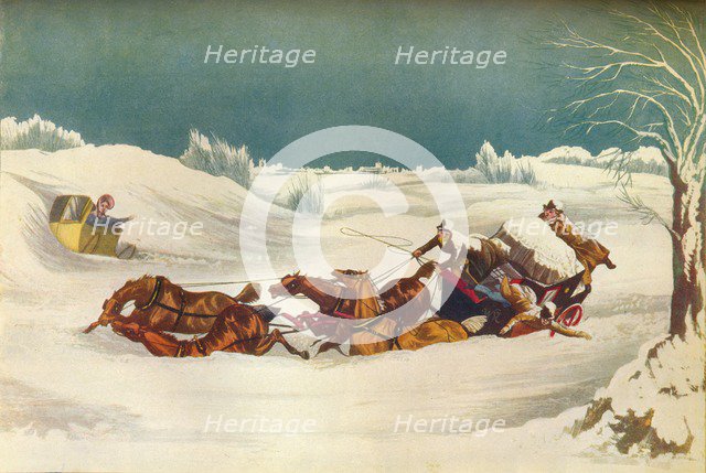 'The Liverpool Mail Near St. Albans', c19th century. Artists: Robert Havell , Henry Thomas Alken.