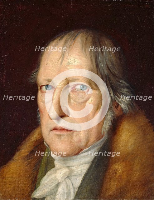 Portrait of Georg Wilhelm Friedrich Hegel (1770-1831), 1831.