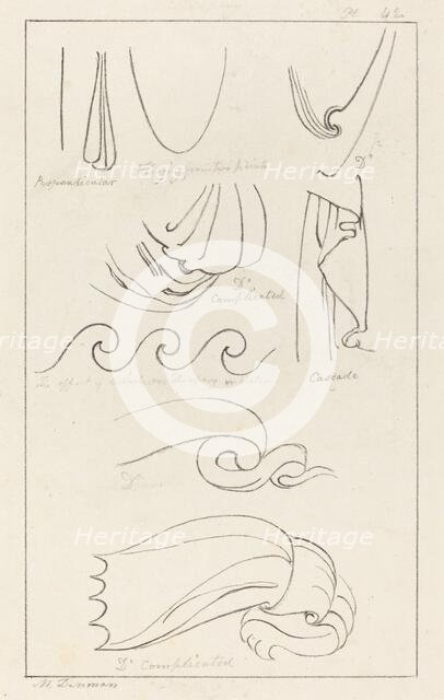 Drapery, published 1829. Creator: Maria Denman.