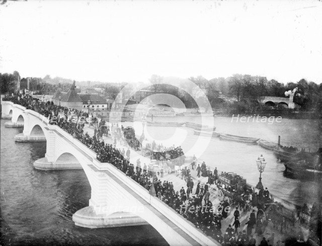 Putney New Bridge, Putney, Greater London, 1888. Artist: Henry Taunt