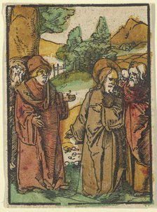 Christ Warning the Disciples of False Prophets, from Das Plenarium, 1517. Creator: Hans Schäufelein the Elder.