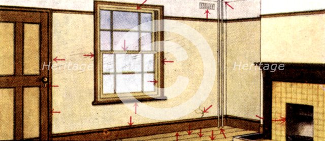 Air Raid Precautions, cigarette card, British, 1938. Artist: Unknown