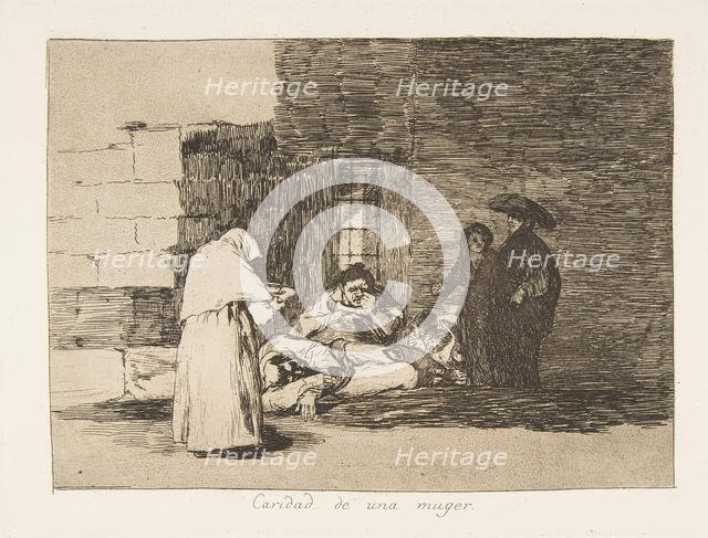 Plate 49 from 'The Disasters of War' (Los Desastres de la Guerra): 'A ..., 1811-12 (published 1863). Creator: Francisco Goya.