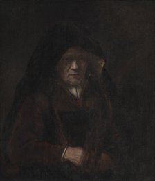 An Old Woman, 1655. Creator: Rembrandt van Rhijn, (School)  .