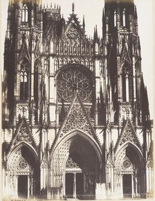 Portail de Saint-Ouen, Rouen, 1852-54. Creator: Edmond Bacot.