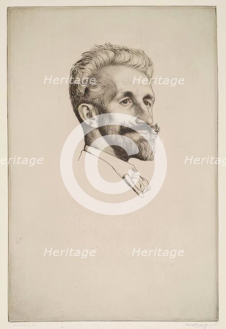 R.B. Cunninghame Graham, 1898. Creator: William Strang.