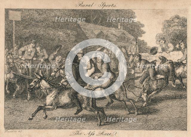 'Rural Sports - The Ass Race', 1800. Creator: Unknown.