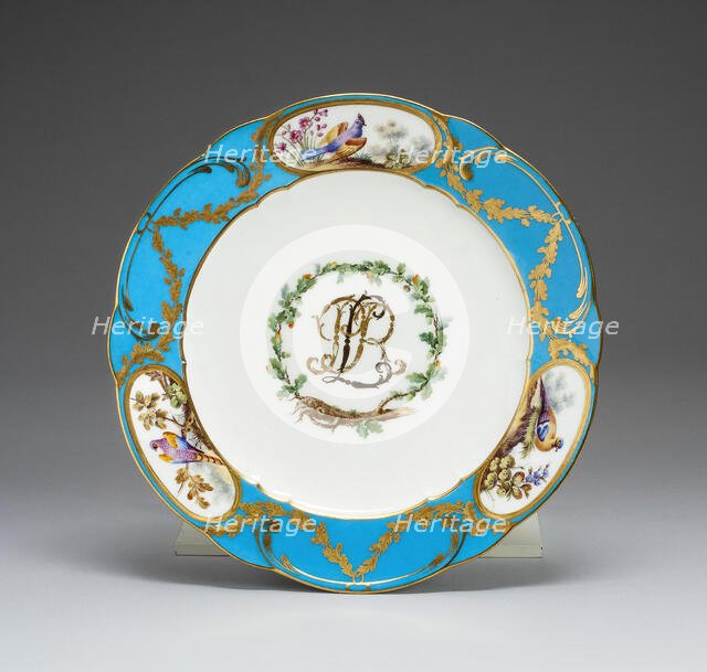 Plate, Sèvres, 1771/72. Creator: Sèvres Porcelain Manufactory.