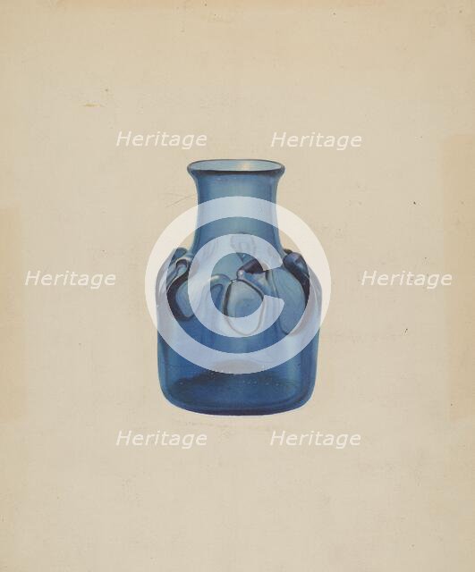 Vase, c. 1938. Creator: Isidore Steinberg.