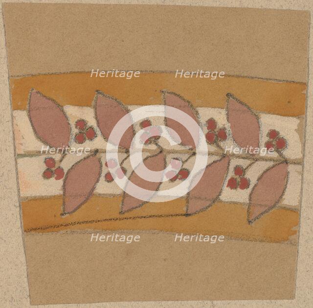 Study for a Border Design, 1890/1897. Creator: Charles Sprague Pearce.