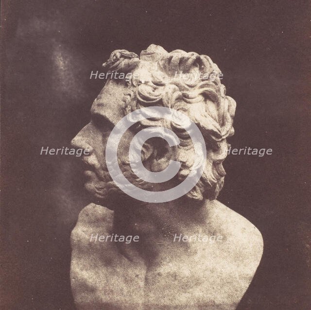 Bust of Patroclus, August 9, 1843. Creator: William Henry Fox Talbot.