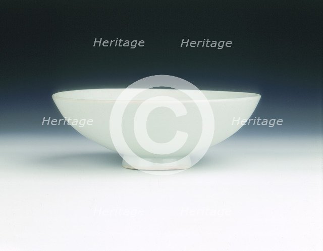 Shufu porcelain bowl, Yuan dynasty, China, first half of 14th century. Artist: Unknown