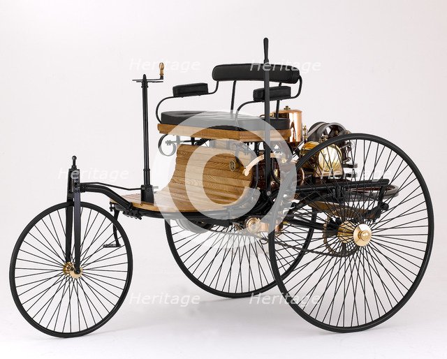 1885 Benz Three Wheeler. Artist: Unknown.