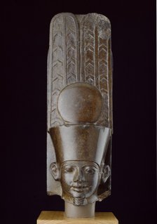 Quartzite head of Amun, XXVth Dynasty (c770 BC-c715 BC). Artist: Unknown.