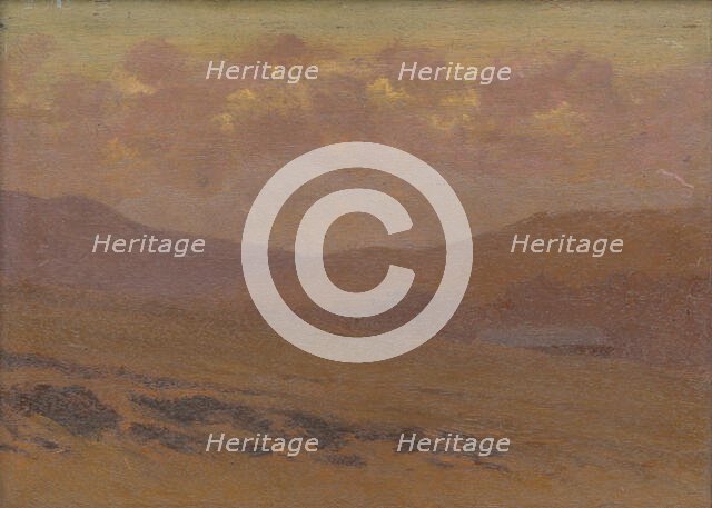 Tatras landscape, early evening, c1932. Creator: Ferdinand Katona.