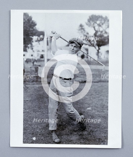 Bobby Jones (1902-72), American golfer, 1920s. Artist: Unknown