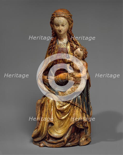 Enthroned Virgin and Child, German, ca. 1430. Creator: Unknown.