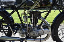 1927 AJS Big Port motorcycle. Creator: Unknown.