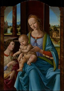 Madonna and Child, about 1490-1500. Creator: Studio of Lorenzo di Credi.