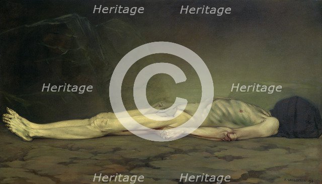 The Corpse. Artist: Vallotton, Felix Edouard (1865-1925)