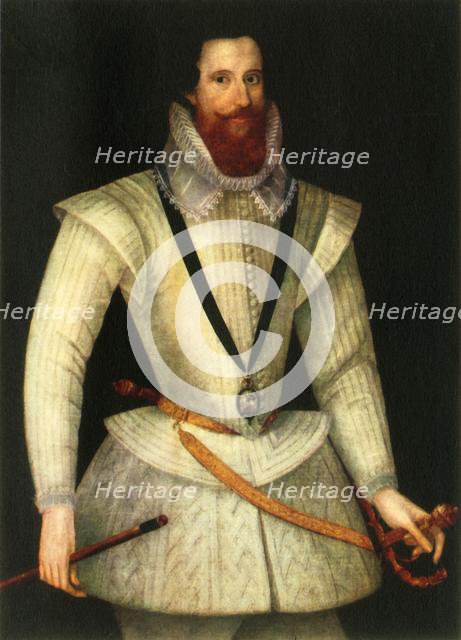 Robert Devereux, c1596-1601, (1944).  Creator: Unknown.