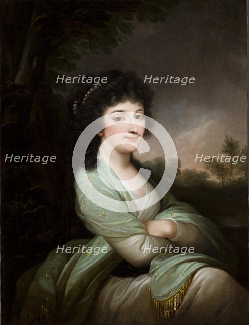 Portrait of Izabela Oginska née Lasocka, 1792-1793. Creator: Jozef Grassi.