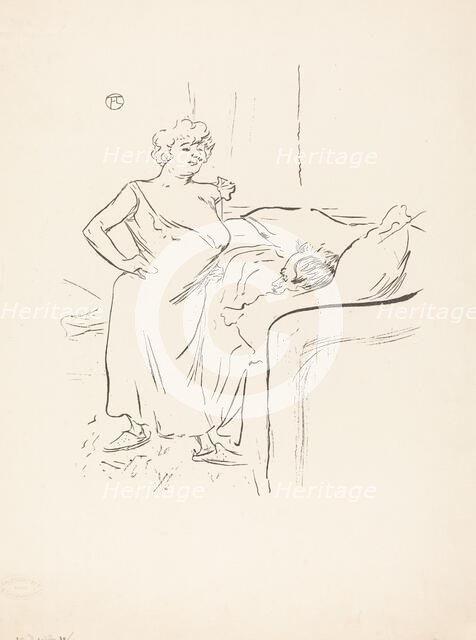 Man and Woman. Creator: Henri de Toulouse-Lautrec.