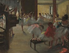 The Dance Class, c. 1873. Creator: Edgar Degas.