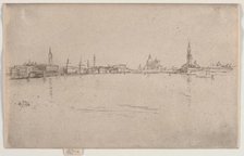La Salute: Dawn, c. 1880. Creator: James McNeill Whistler (American, 1834-1903).
