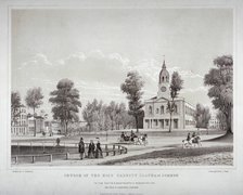 Holy Trinity Church, Clapham, London, c1850. Artist: CJ Greenwood