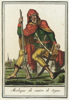 Costumes de Différents Pays, 'Morlaque du Canton de Segna', c1797. Creators: Jacques Grasset de Saint-Sauveur, LF Labrousse.