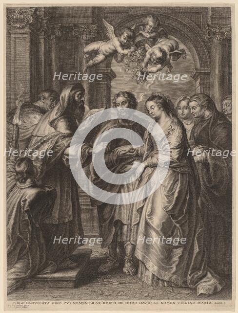 The Marriage of the Virgin. Creator: Boetius Adams Bolswert.